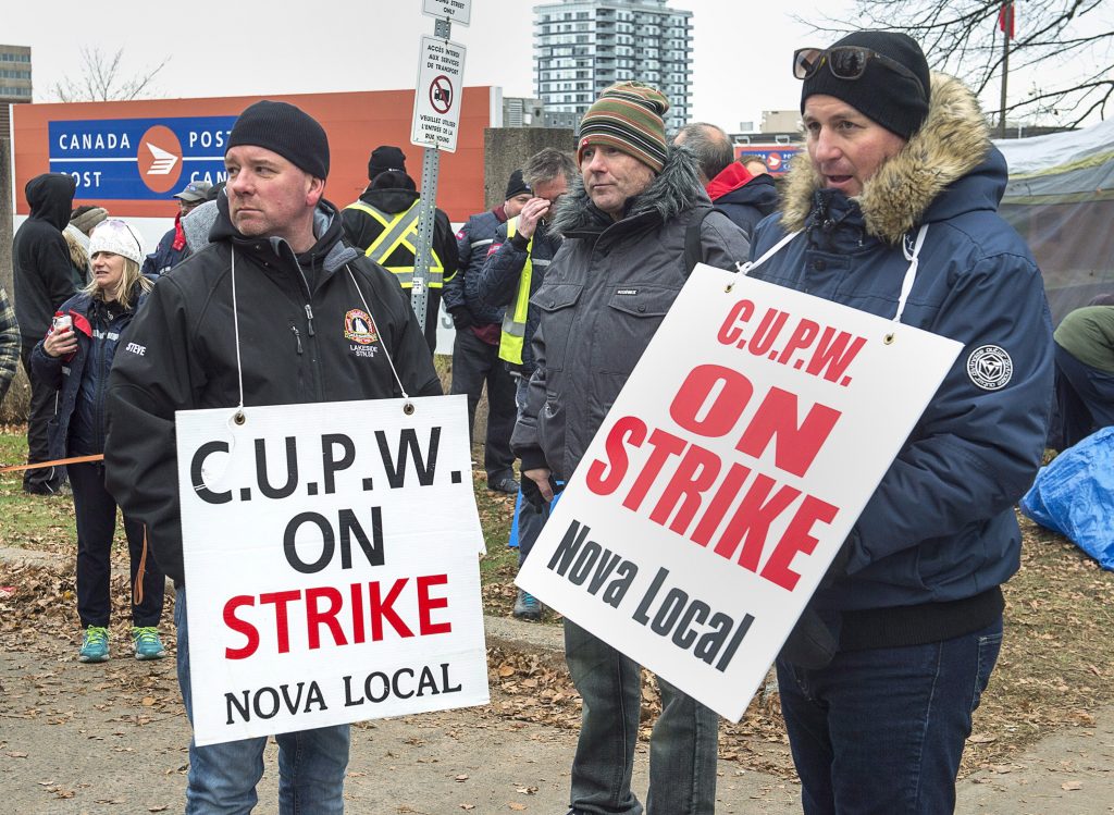 Post expect. Canada on Strike. Canada Post.