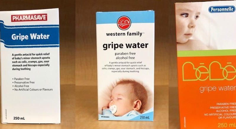 Infant preservative gripe store water