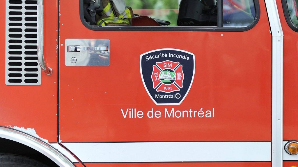 Montreal fire service firefighters