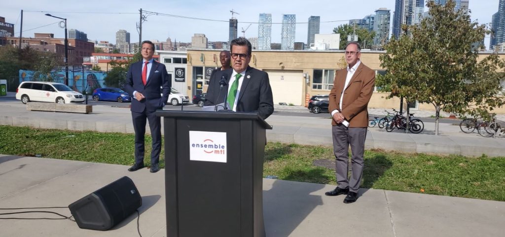 denis coderre at press conference