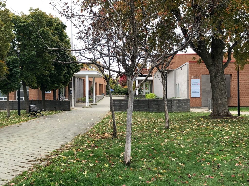 Exterior of high school in Montreal