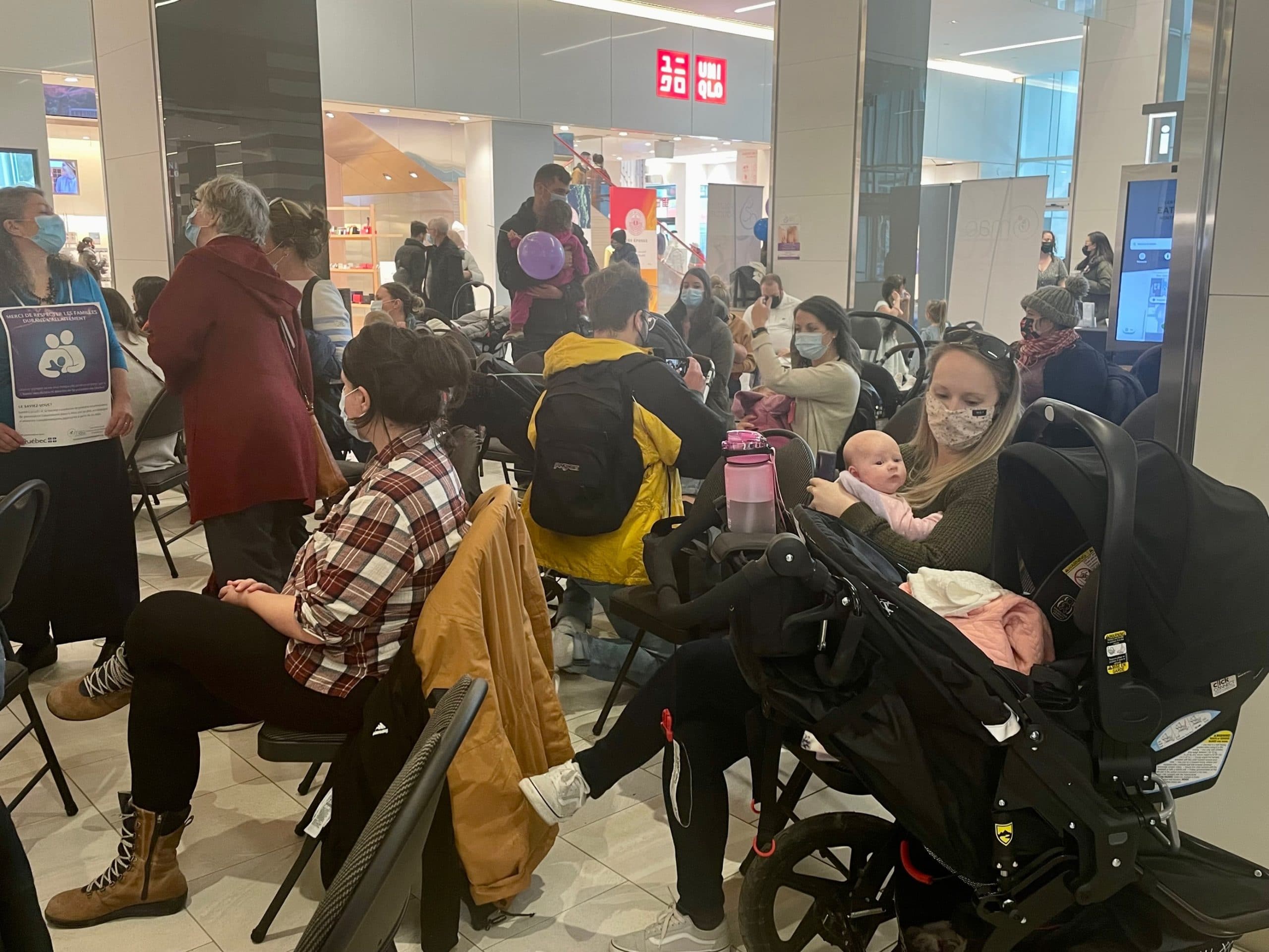 Montreal moms organize breastfeeding sitin at downtown mall CityNews