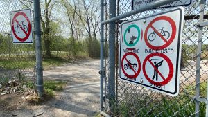 Montreal West Island park bike ban