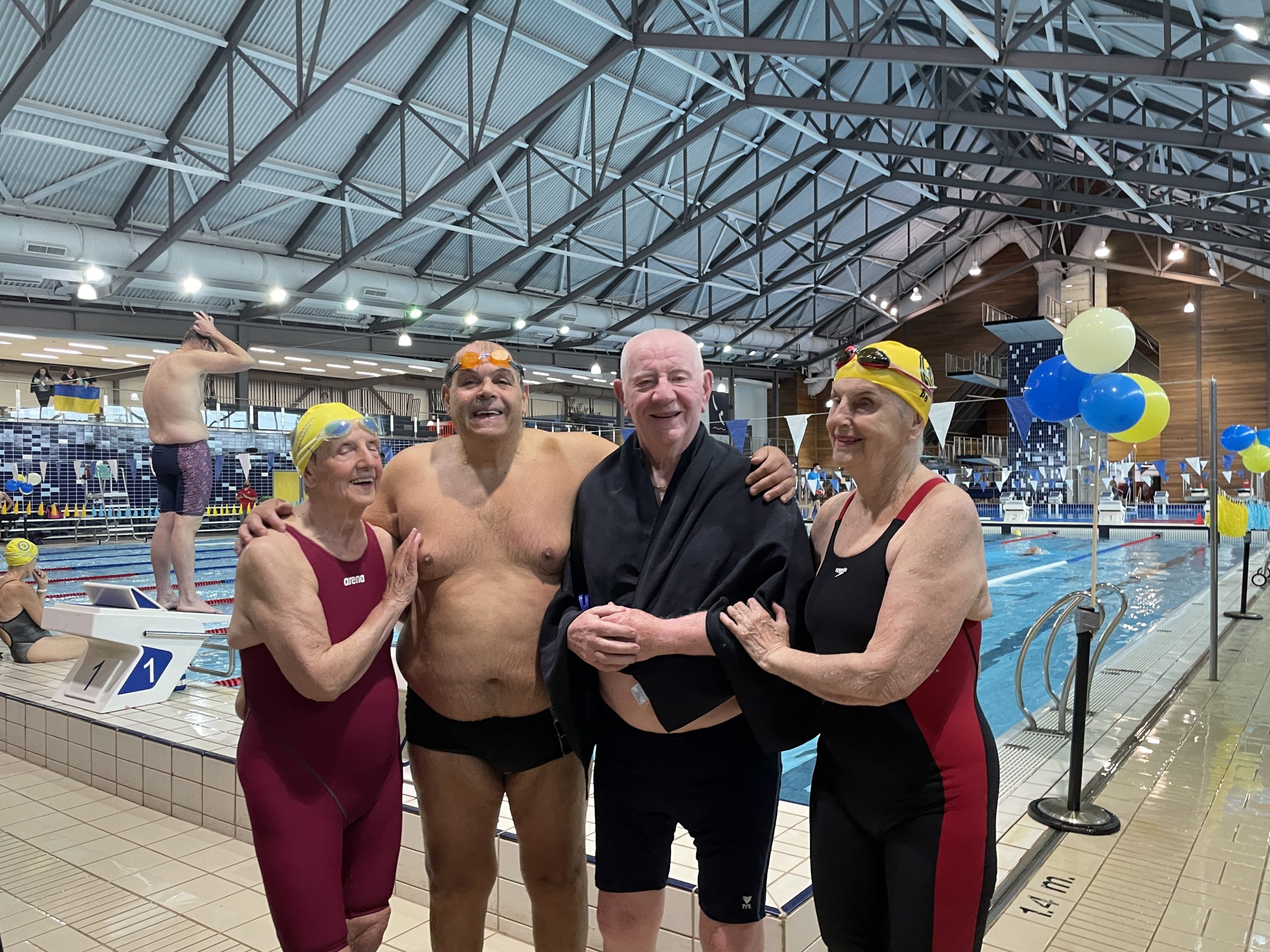 Relay swimmers
