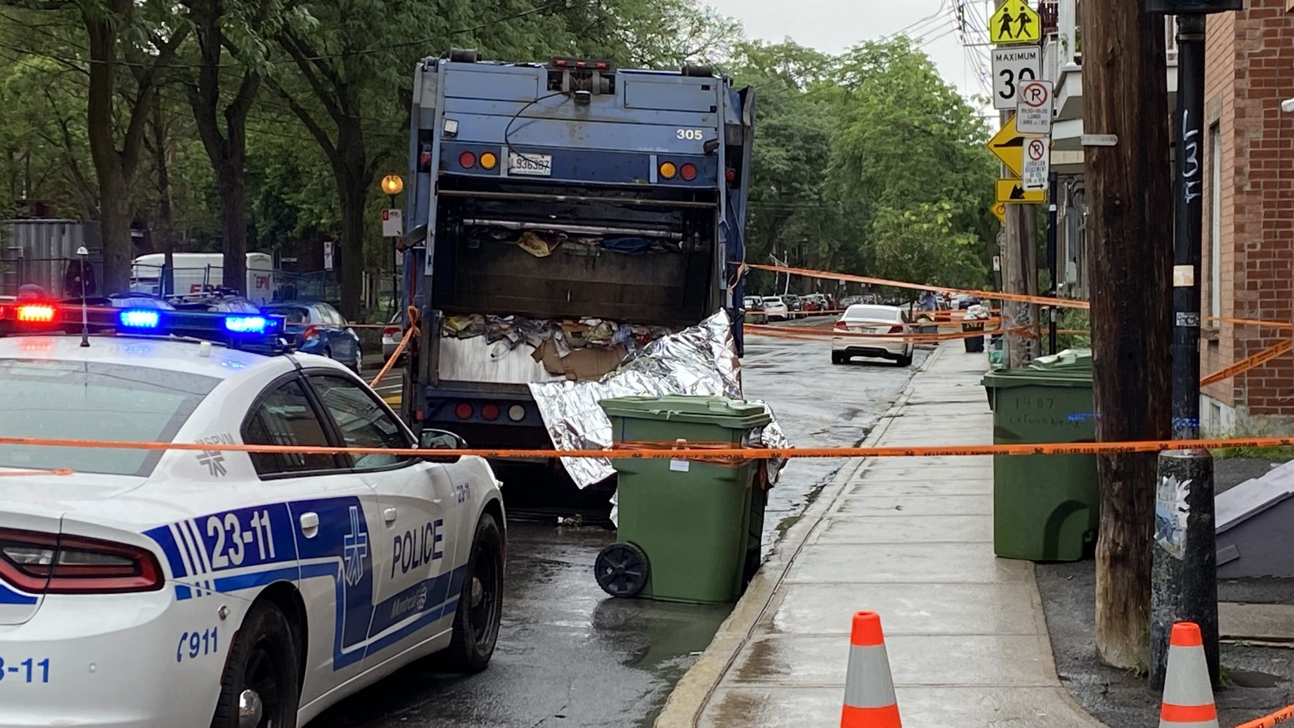 Body found in garbage bin, Montreal police investigating suspicious death