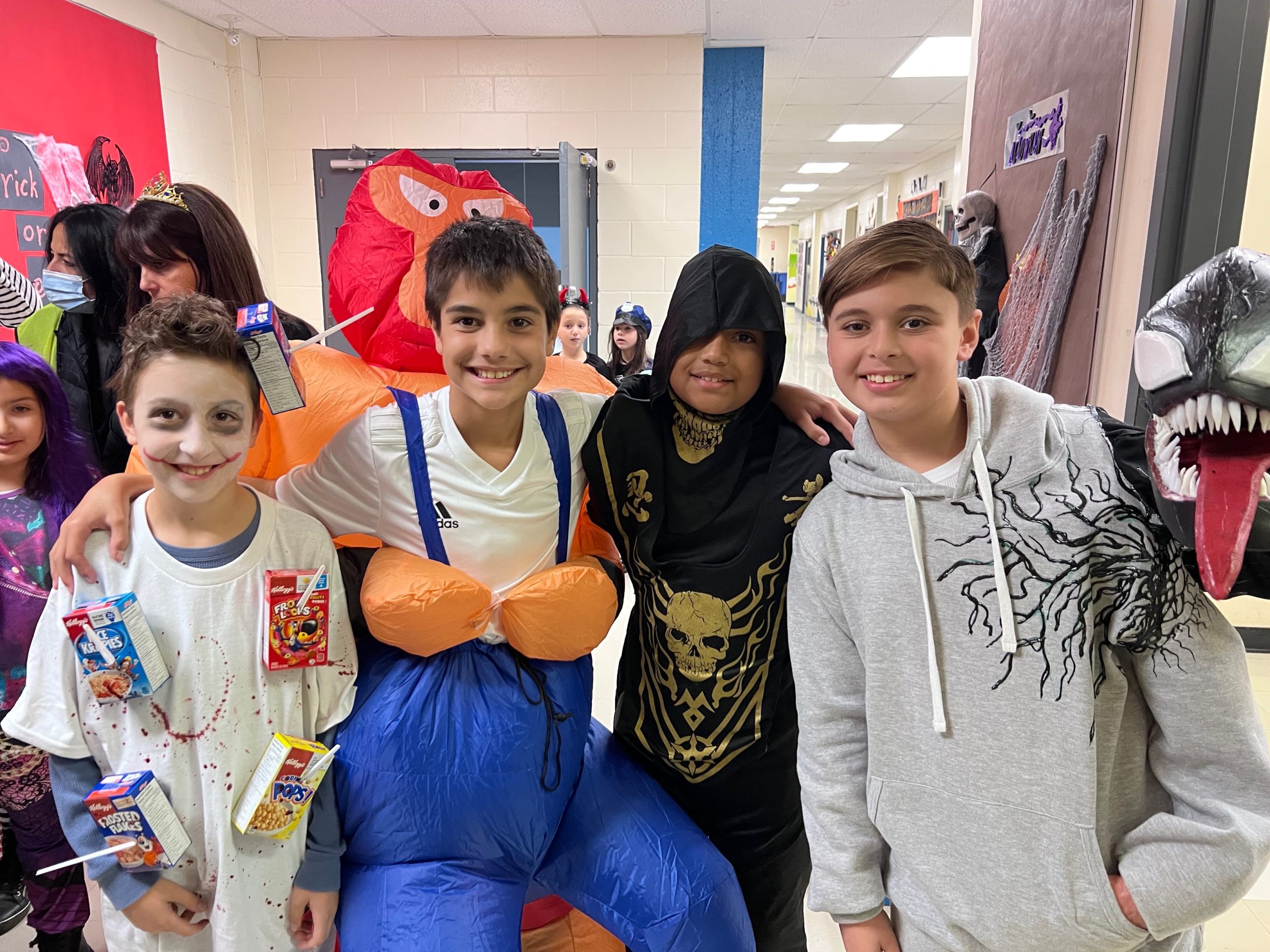 Halloween at Honore-Mercier elementary school in St-Leonard