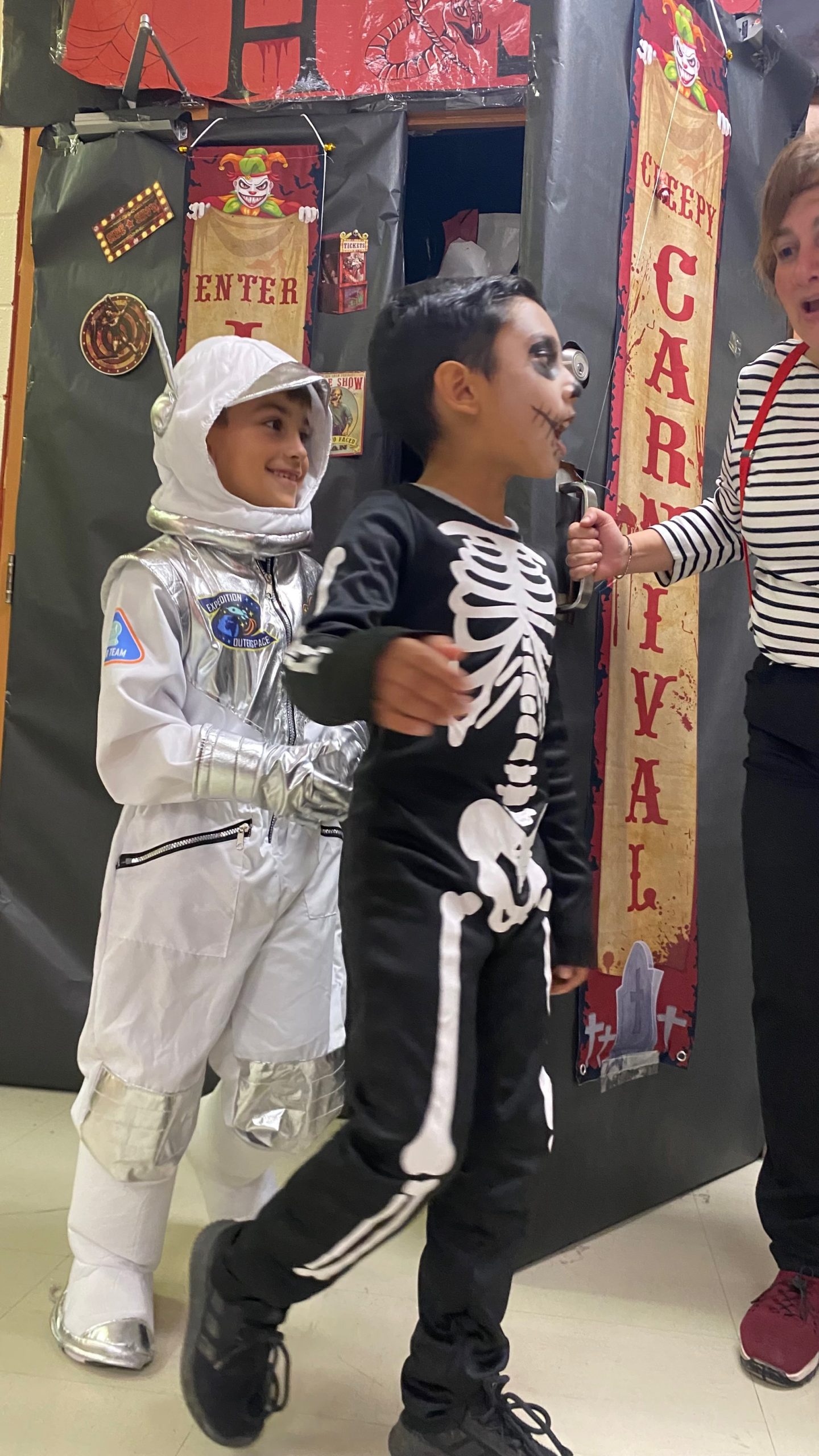 Halloween at Honore-Mercier elementary school in St-Leonard