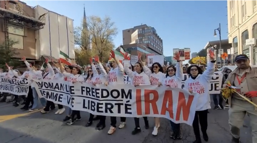 Montreal Iran protest 4
