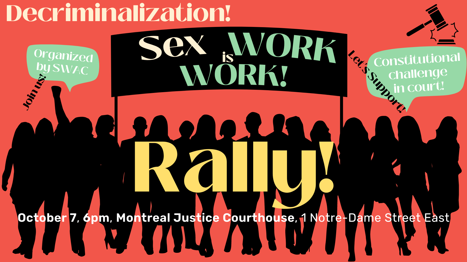 Sex Workers Rally In Montreal To Decriminalize Their Work Across The Country 