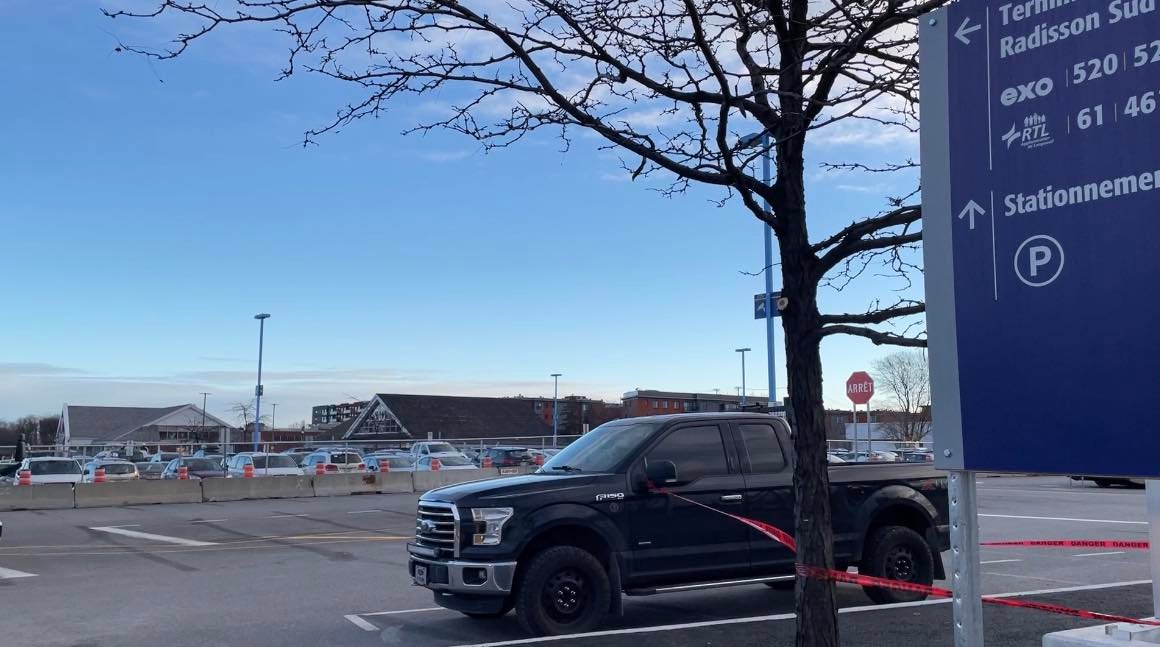 New bus terminus, which now takes away over 100 parking spaces 