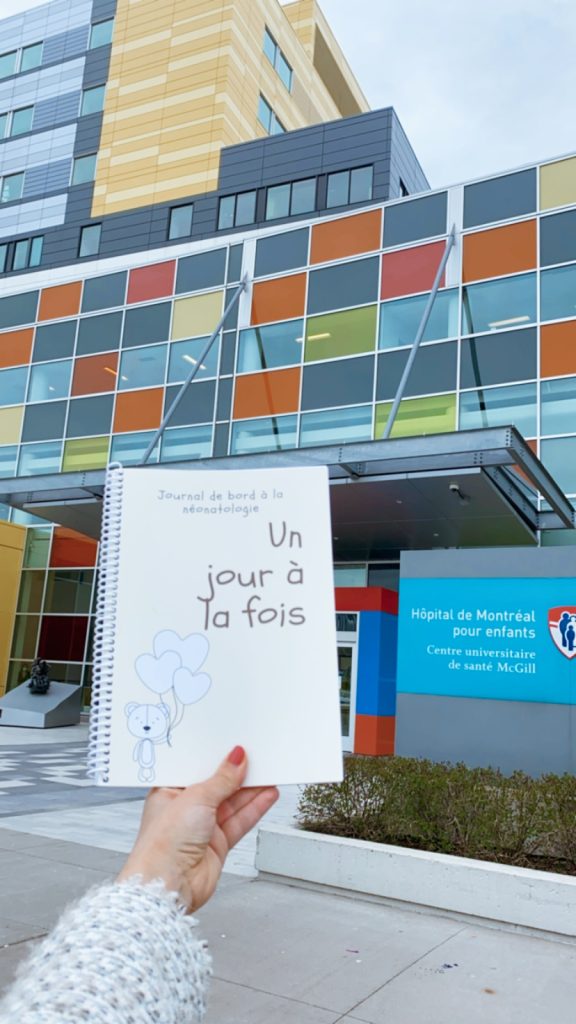 Montreal mom journal for premature baby parents