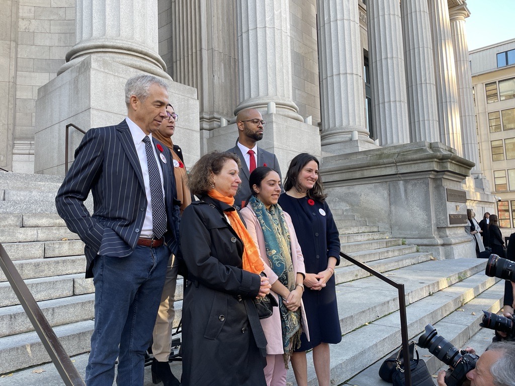 Members of groups opposing Bill 21 Members of groups opposing Bill 21