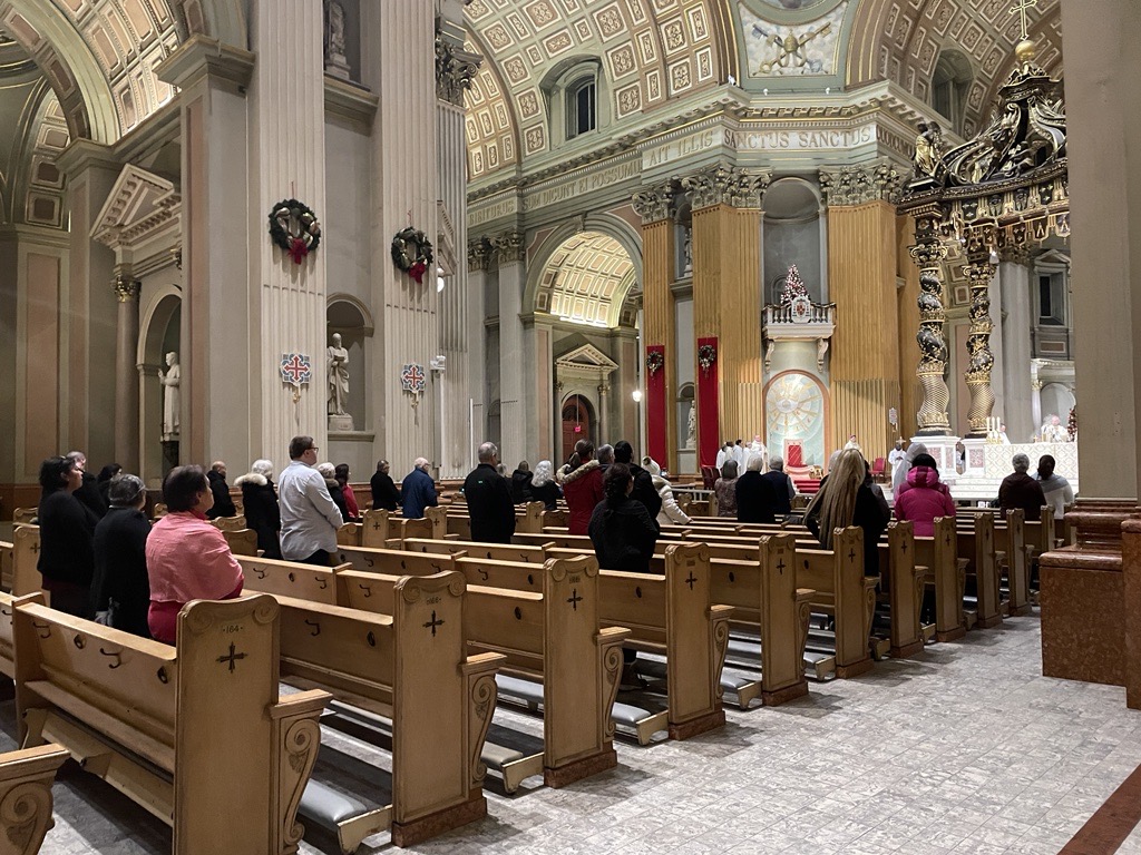 Those in attendance at Mary Queen of the World Cathedral Those in attendance at Mary Queen of the World Cathedral