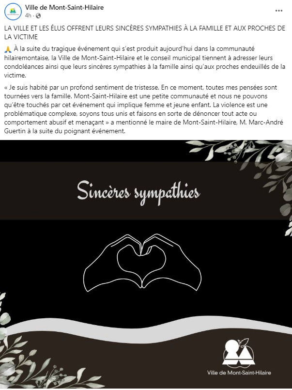Mont-Saint-Hilaire woman dead