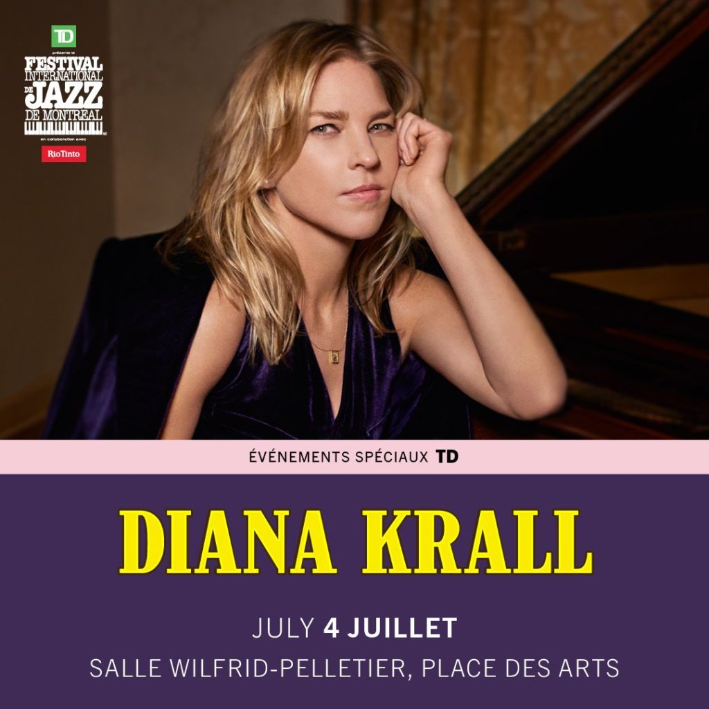 Diana Krall & Herbie Hancock headlining Montreal Jazz Fest