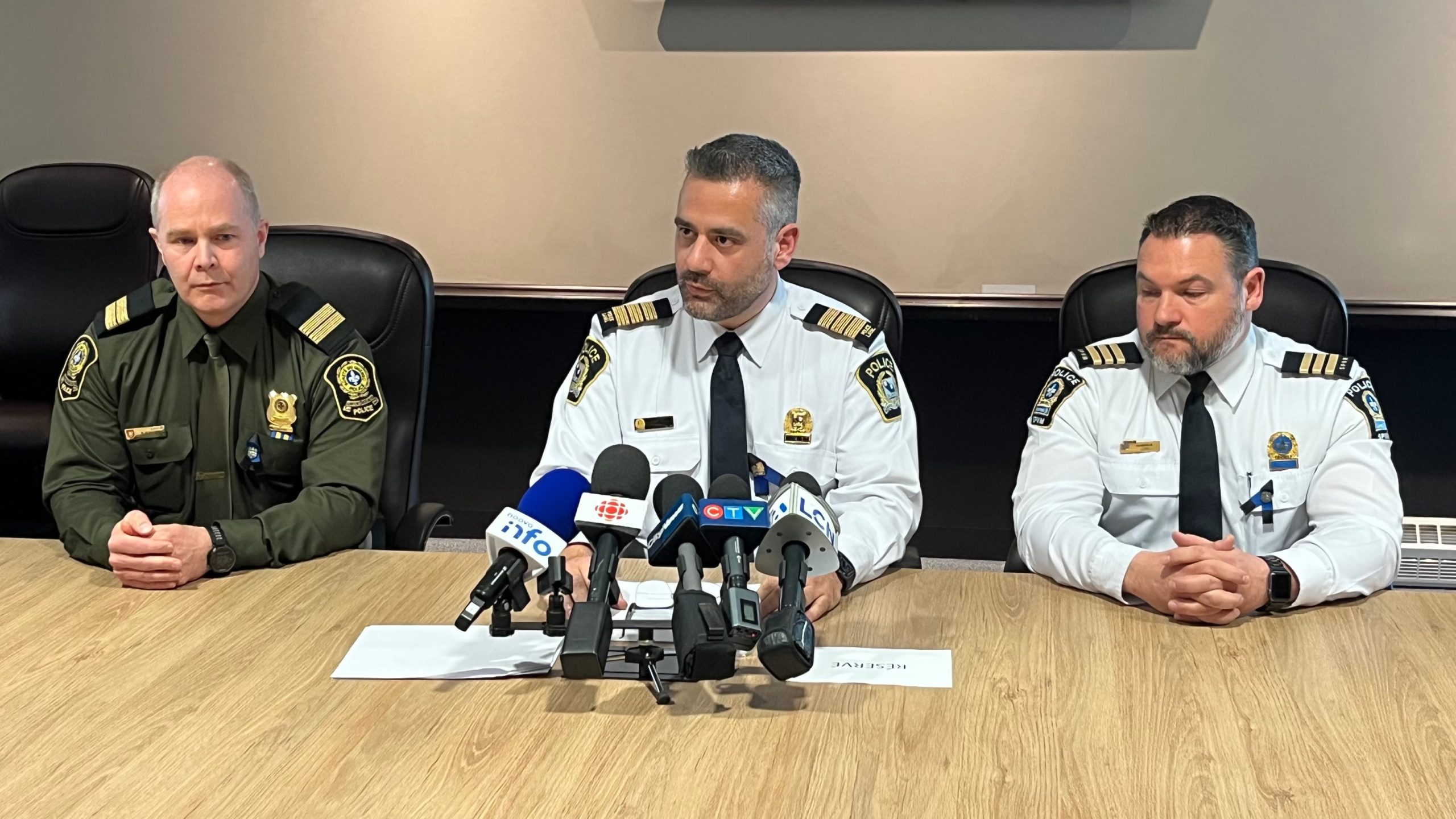 Projet Mèche con la policía de Montreal y Laval, y Sûreté du Québec