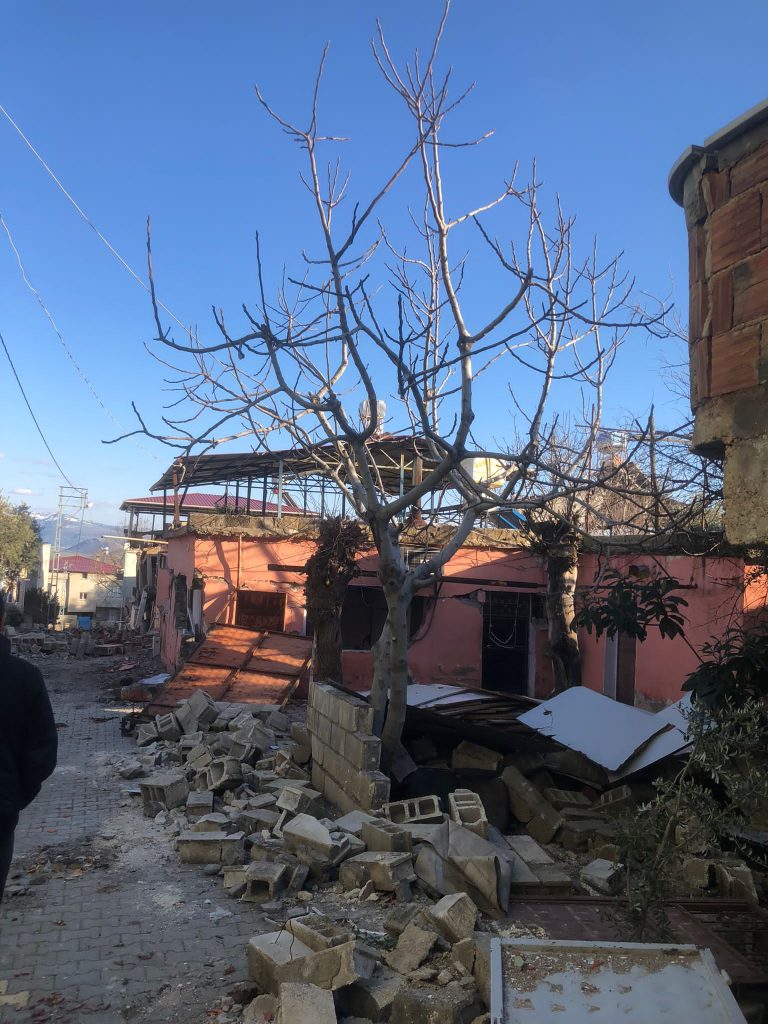 damaged home after turkey earthquake