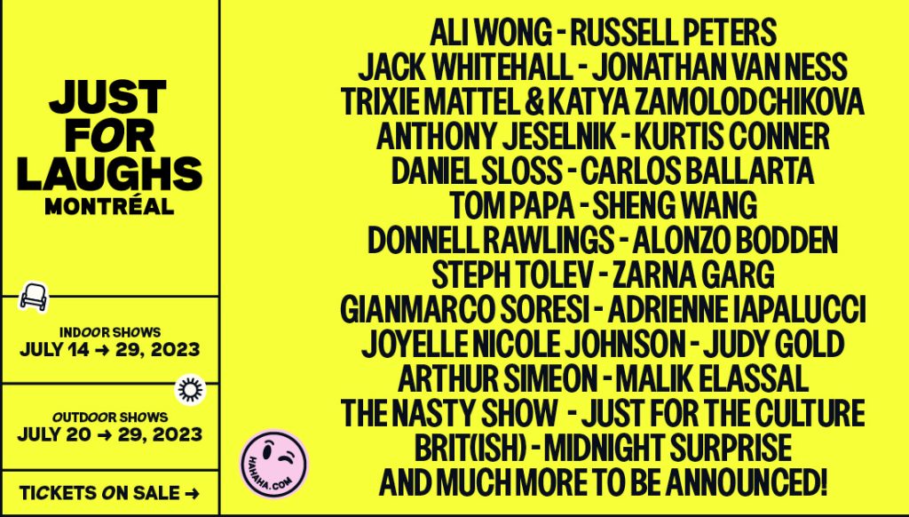 Just For Laughs festival unveils first slate of its lineup