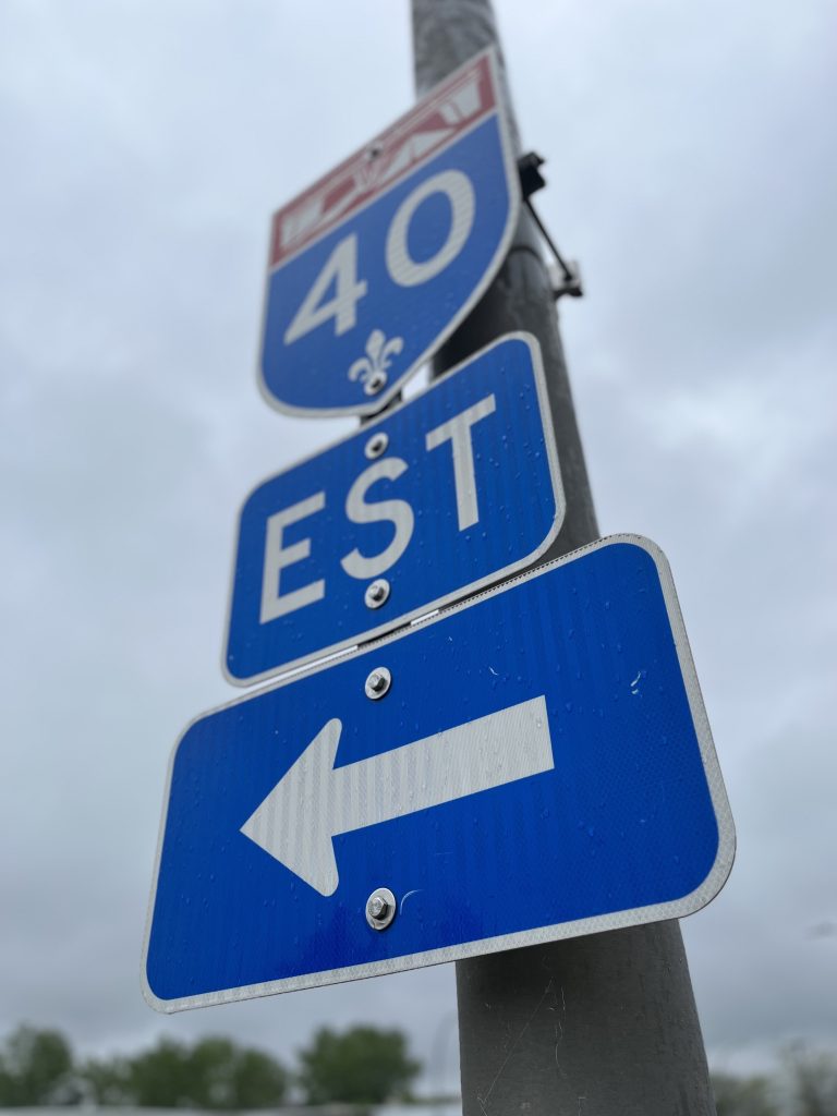 Highway 40 east Montreal West Island-
