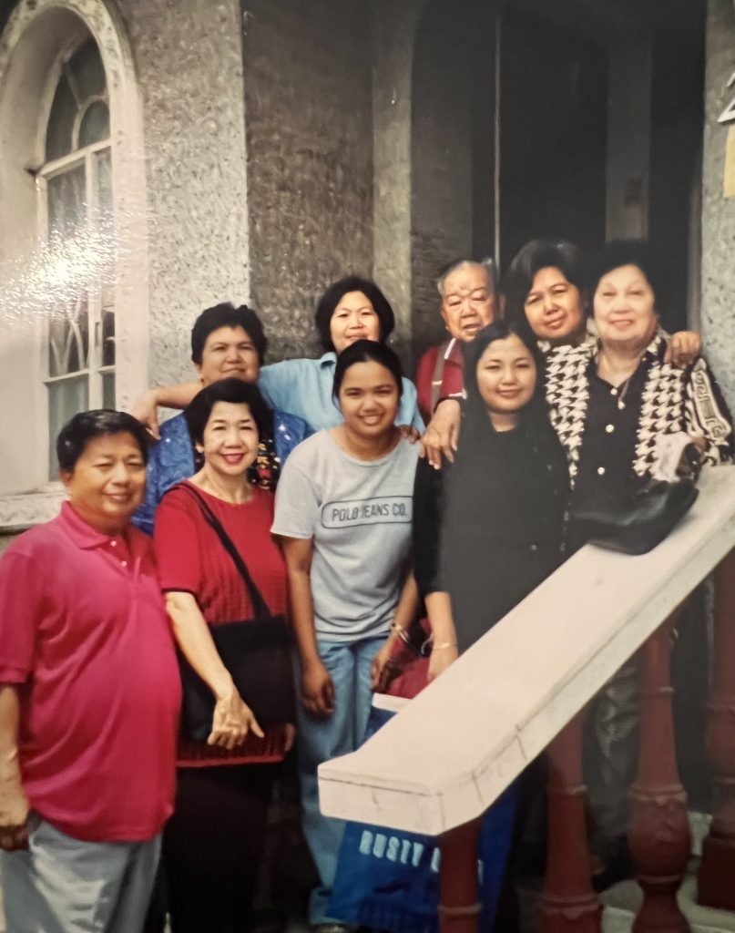 Old family photo of Quebec nurse Mary Grace Ocampo.