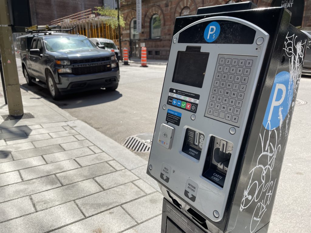 Montreal parking meter