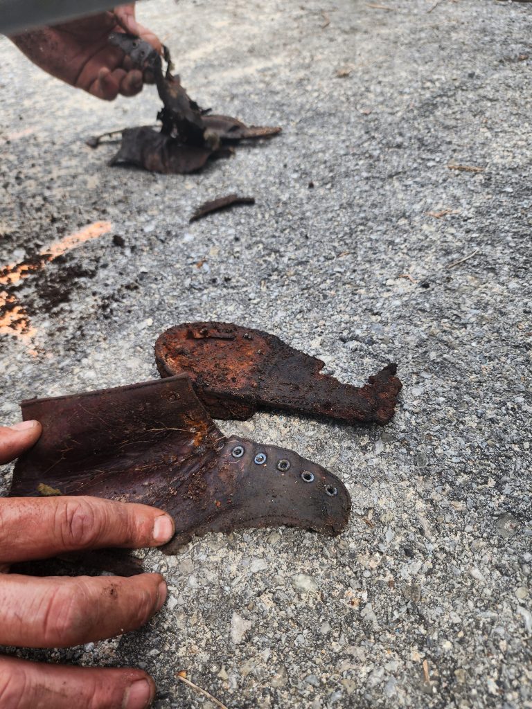 To date, a young woman’s dress and an old pair of children's leather shoes have also been found in the excavated soil, something both McGill and the SQI has not acknowledged publicly.