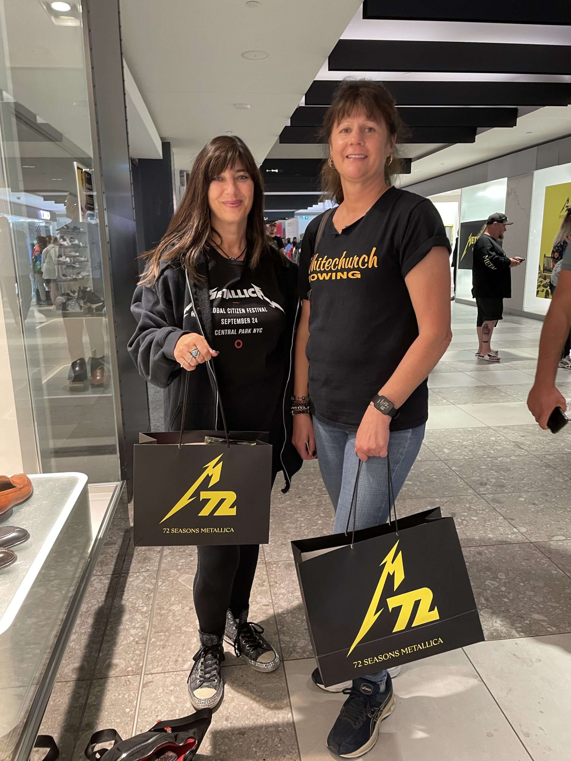 Metallica fans filled Place Ville-Marie to shop for merchandise ahead of the band’s long awaited concerts at the Olympic stadium. (Felisha Adam, CityNews Image)