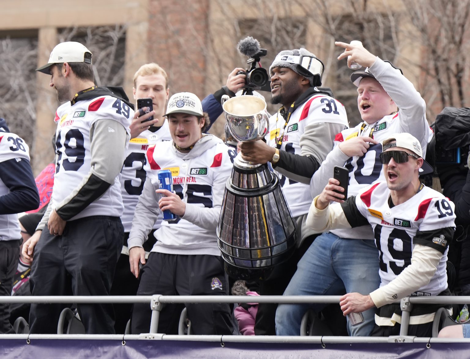 Montreal Alouettes players receive Grey Cup championship rings