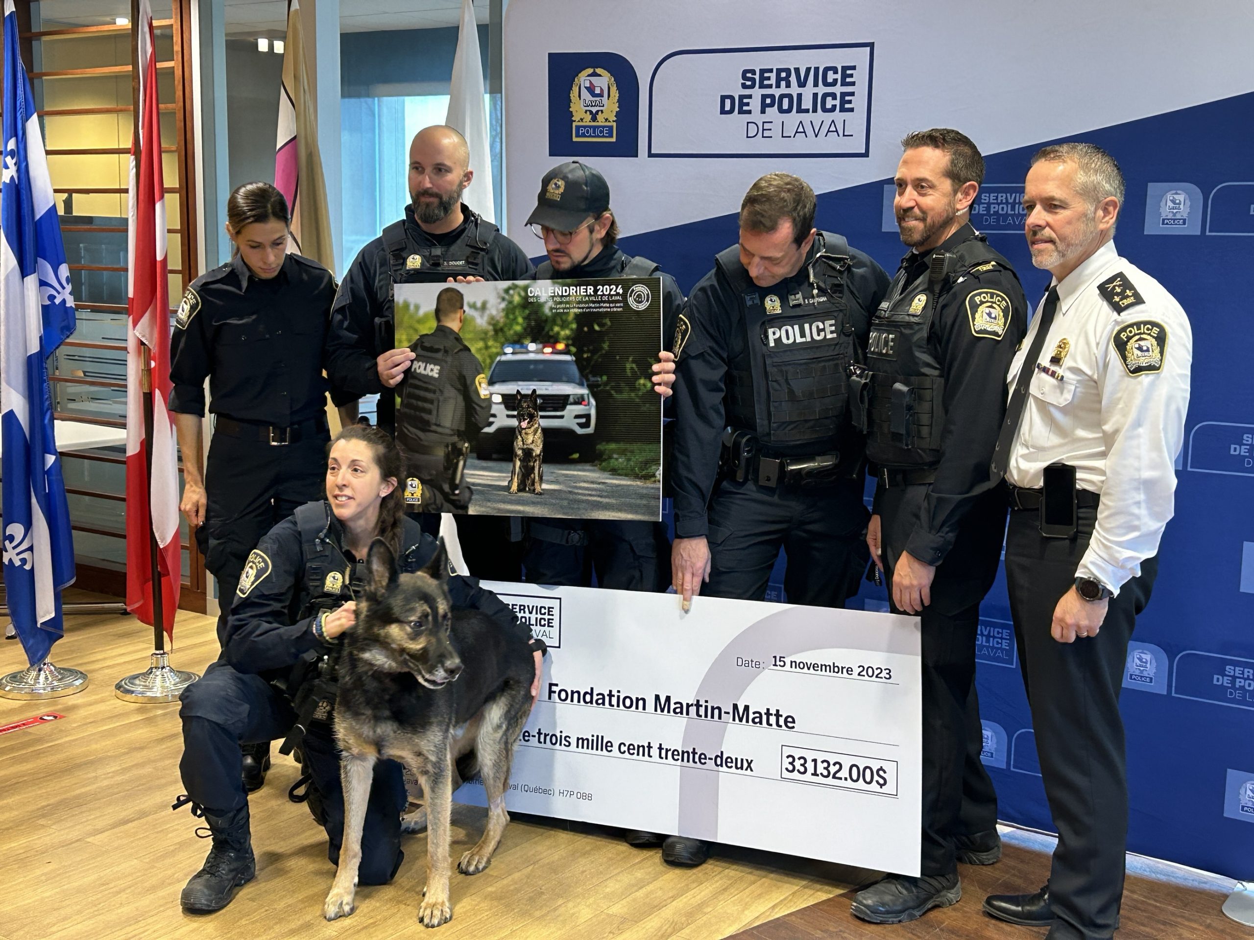 Laval Police K9 Unit Unveils 2024 Calendar CityNews Montreal   Laval Police K9 Calendar 1 Scaled 