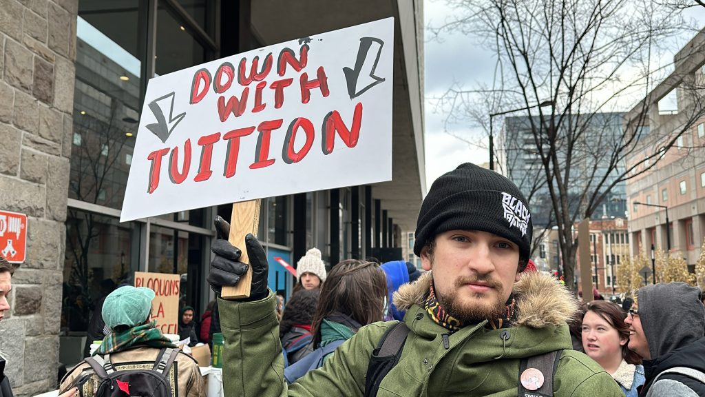 Montreal students protest Quebec's proposed tuition hikes for out-of-province students