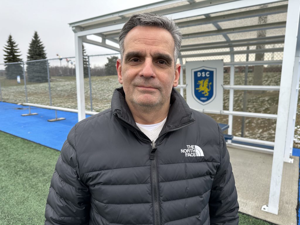 Vittorio Iampietro, president of the Dollard Soccer Club.
