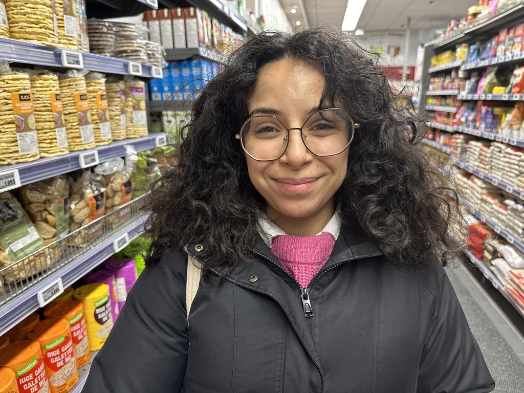 Sonia Molina, a Montrealer concerned about food price inflation