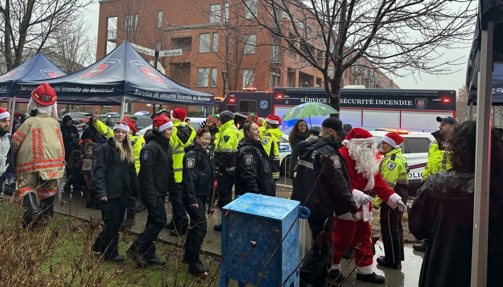 Le Phare holiday parade in Montreal