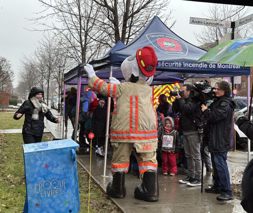 Le Phare holiday parade in Montreal