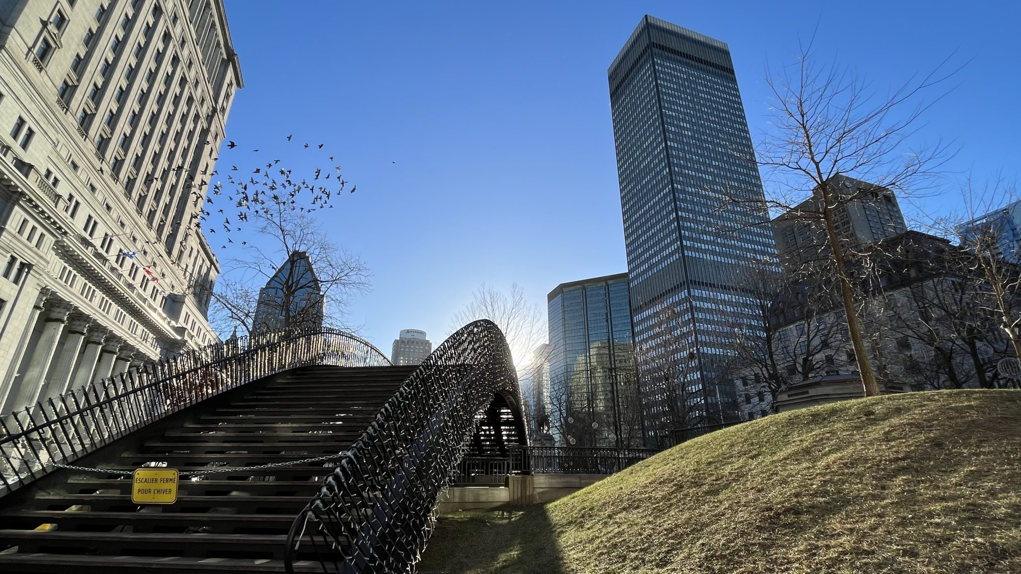 Sunshine and cold for Montreal's first day of winter