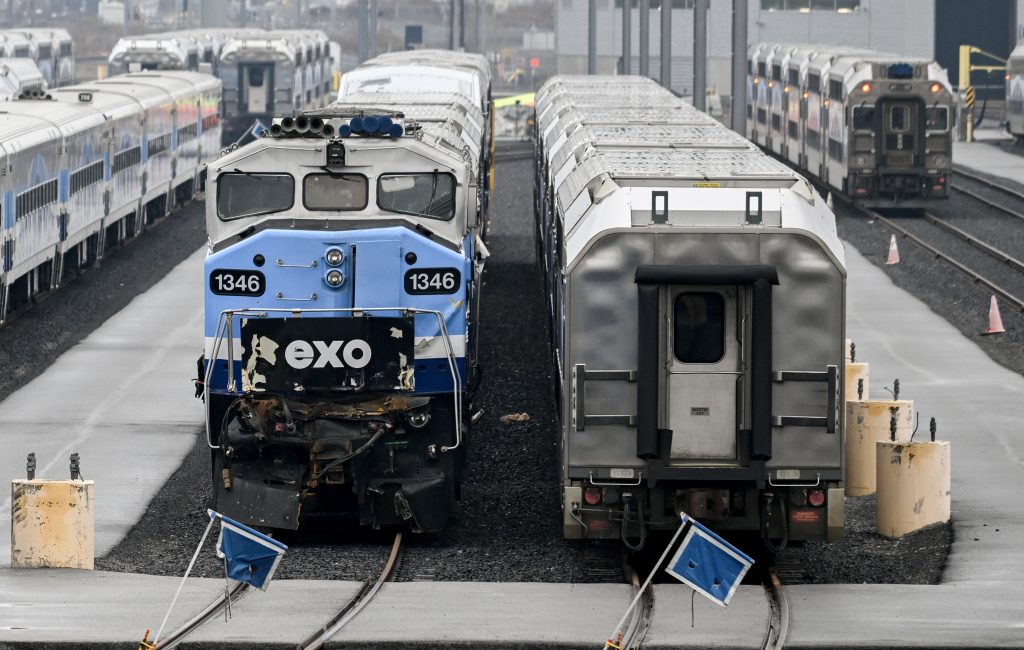 EXO trains are seen