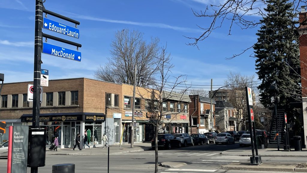 The intersection of MacDonald and Edouard-Laurin is seen in Saint-Laurent