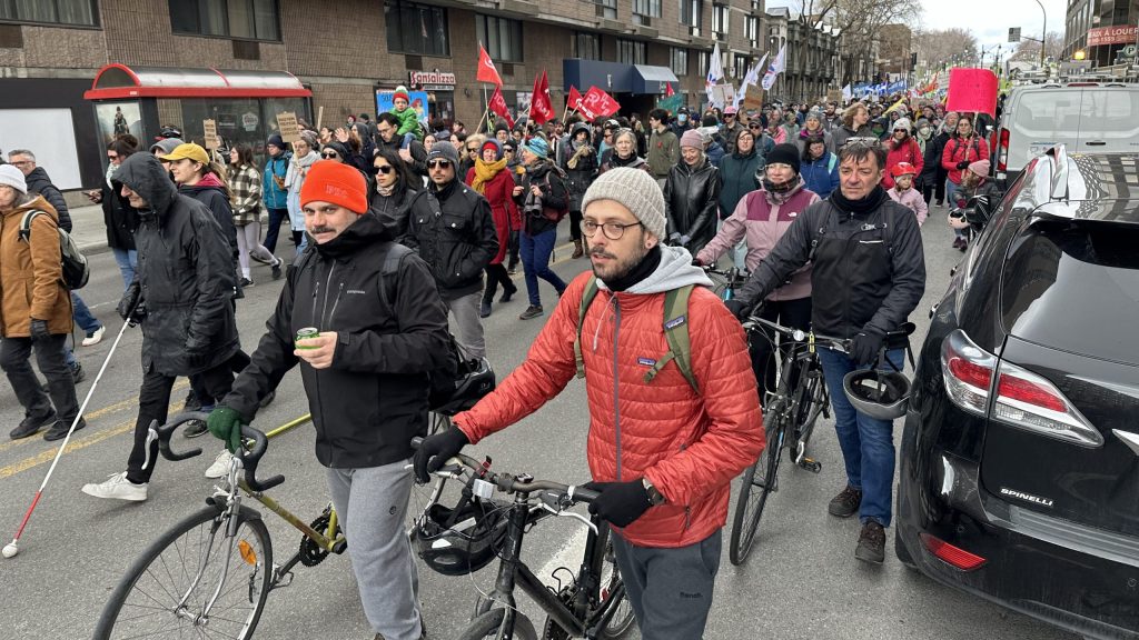 Montreal Earth Day protesters criticize Northvolt, Quebec government