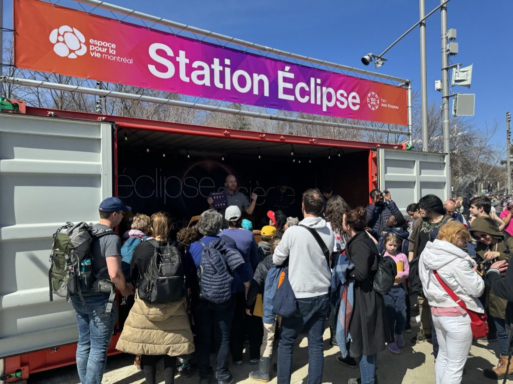 Total Solar Eclipse Montreal at Parc Jean-Drapeau