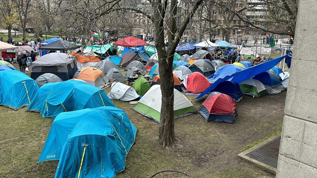 McGill University says encampment of pro-Palestinian demonstrators violate campus policies
