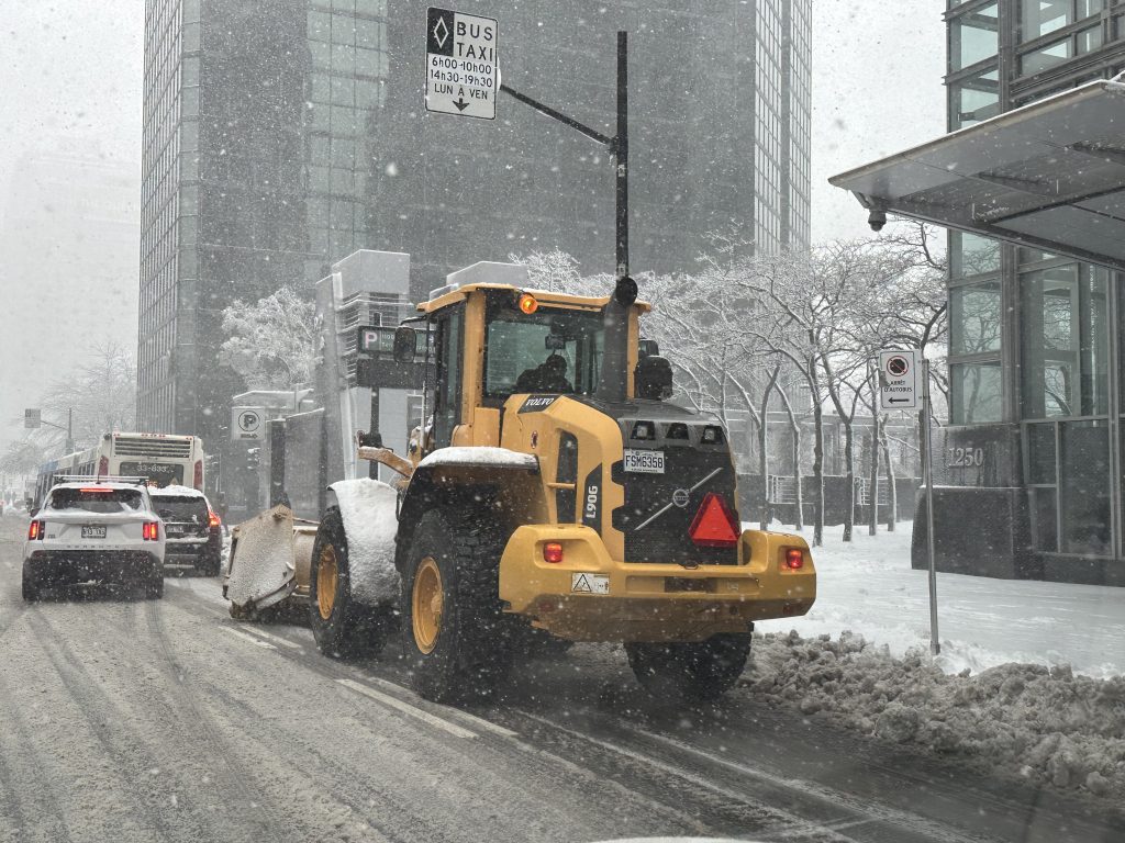 Montreal snowplow