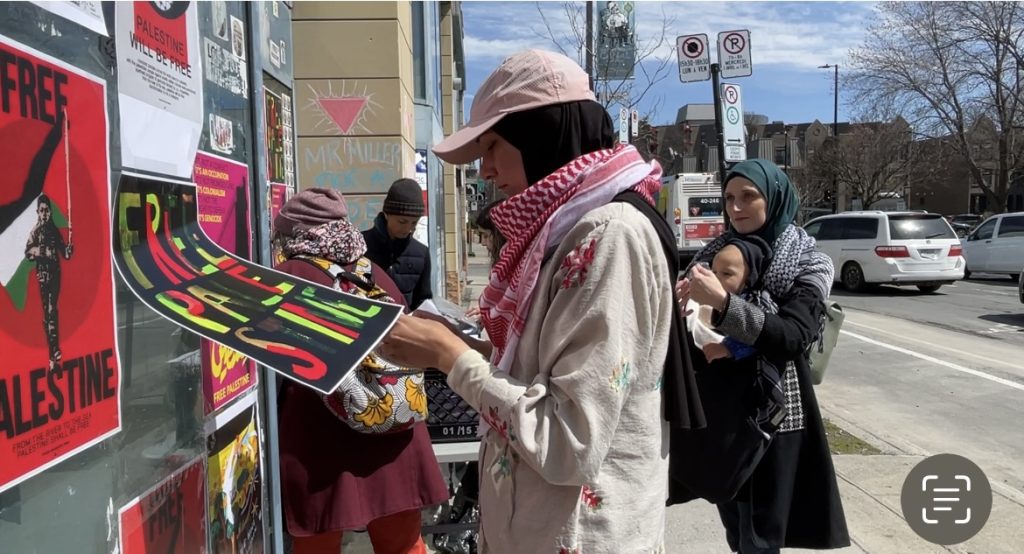 Montrealers enter day 17 of sit-in protest demanding a ceasefire in Gaza