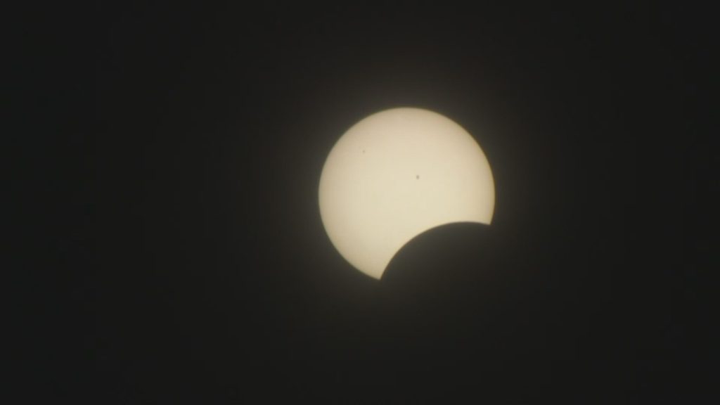 Total Solar Eclipse partial Montreal