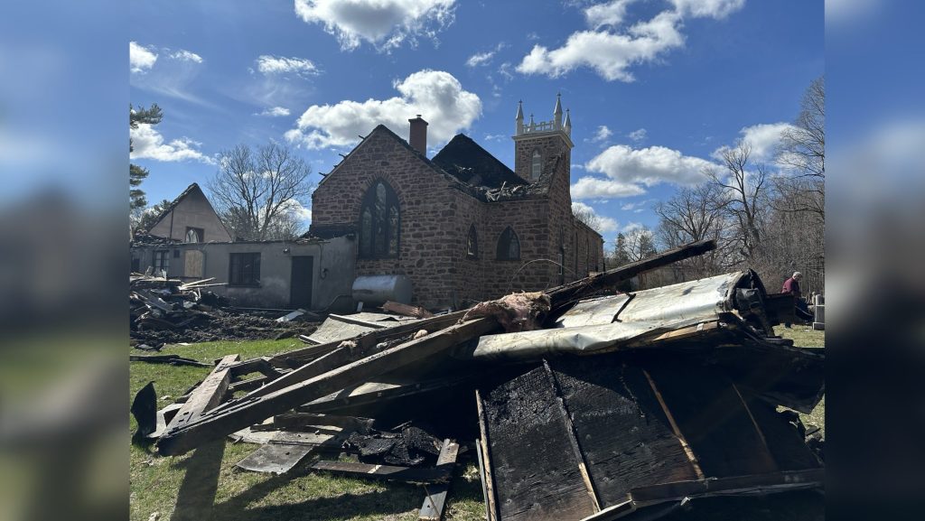 Fire damages Hudson's 182-year-old church