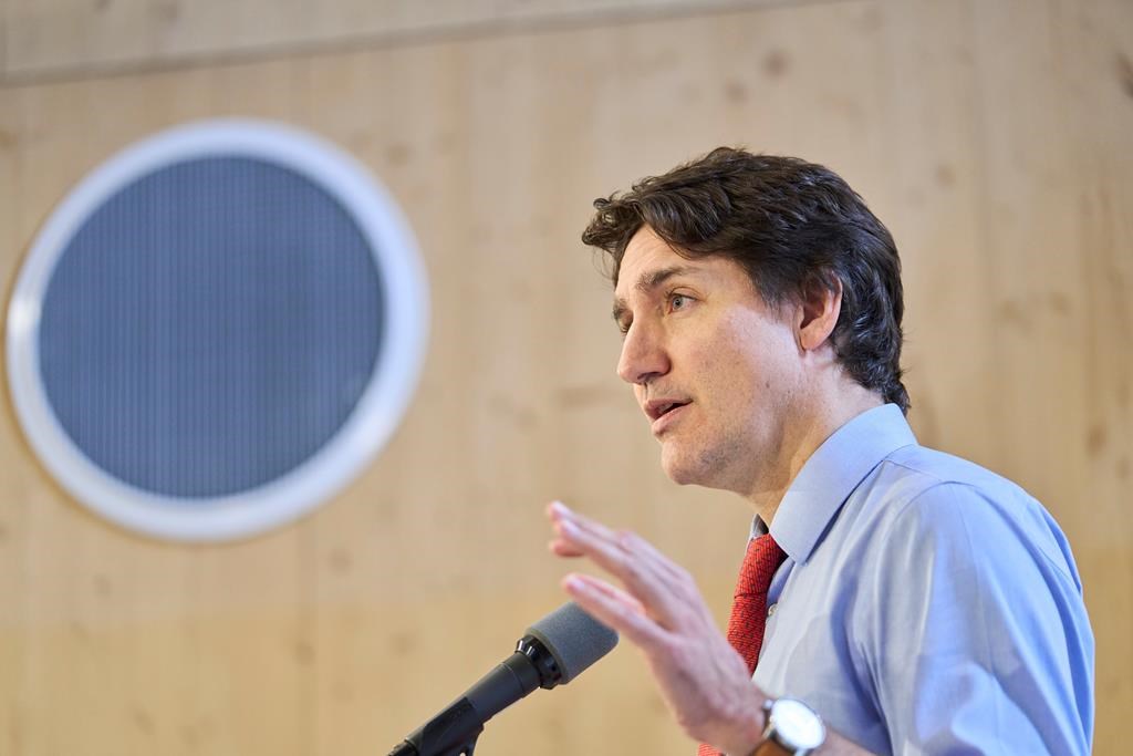 Trudeau in Montreal on Wednesday