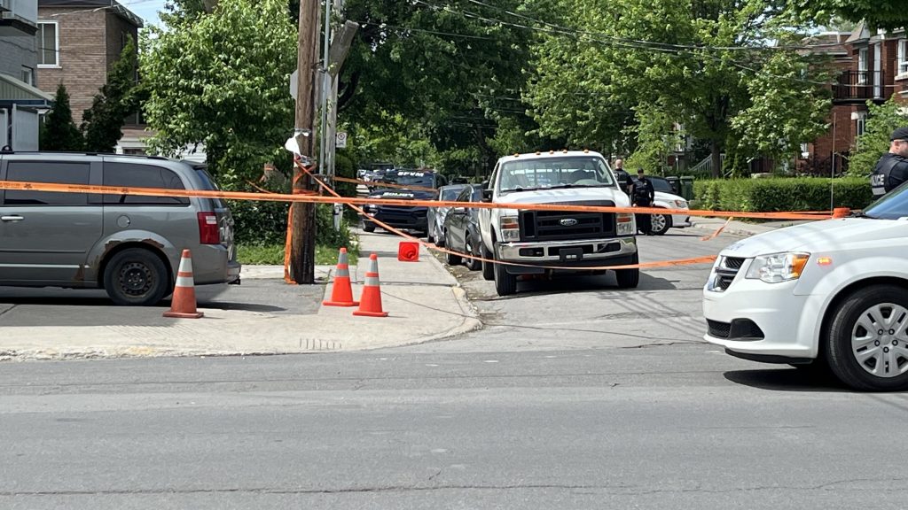 Man shot in NDG, Montreal police SPVM investigate. May 29, 2024. (Martin Daigle, CityNews)