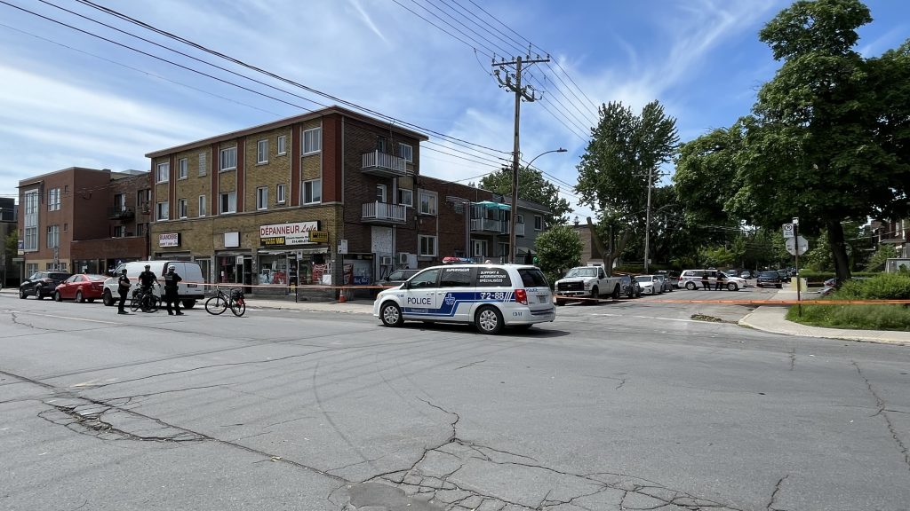 Man shot in NDG, Montreal police SPVM investigate. May 29, 2024. (Martin Daigle, CityNews)