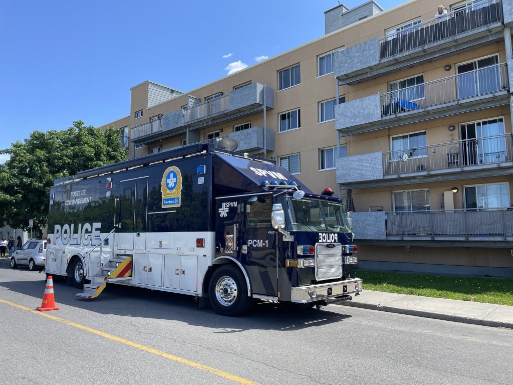 Lachine basketball court shooting Montreal police SPVM