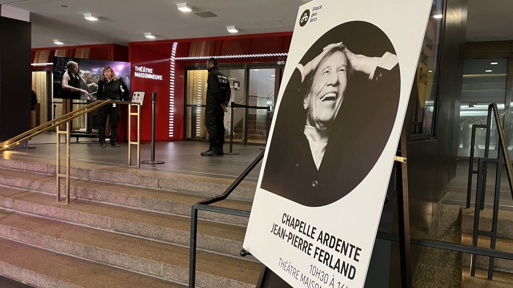 Quebecers pay their respects Jean-Pierre Ferland