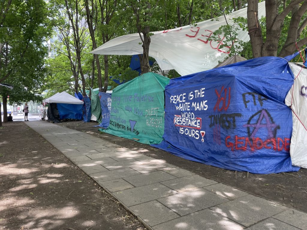 Montreal Mayor says they are monitoring pro-Palestinian encampment at Square Victoria